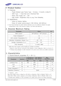 SPHWHTHAD605S0T0WZ Datasheet Page 3