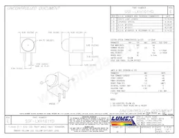 SSF-LXH101YD Datasheet Cover