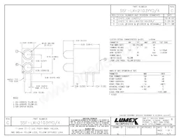 SSF-LXH2103YYD/4 Datasheet Cover