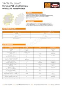 TG-CPCB1-LI98-0.15 Datasheet Cover