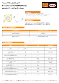 TG-CPCB3-LI98-0.15 Datasheet Cover