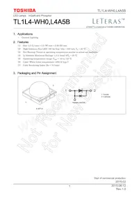 TL1L4-WH0 Datasheet Cover