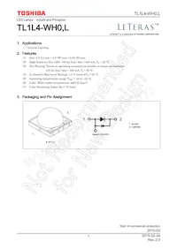 TL1L4-WH0 Datasheet Cover