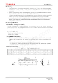 TL1WK-LW1 Datasheet Page 12