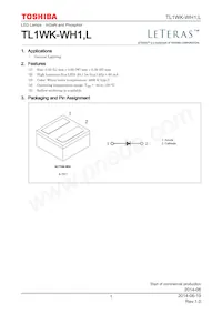 TL1WK-WH1 Datasheet Cover