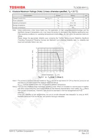TL3GB-WH1 Datasheet Page 2