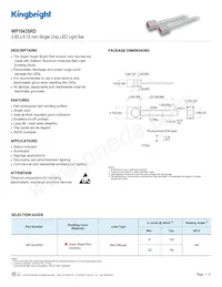 WP1043SRD Datasheet Cover