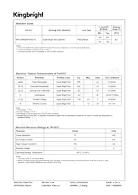 WP138A8QMP/SRD/TG Datasheet Page 2