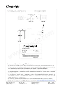 WP138A8QMP/SRD/TG Datasheet Pagina 5