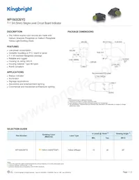 WP1503CB/YD Datasheet Cover