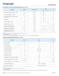 WP1503CB/YD Datasheet Page 2