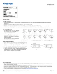 WP1503CB/YD Datasheet Pagina 4