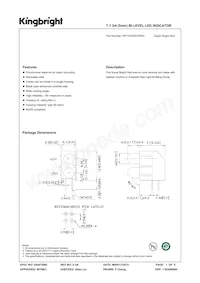 WP1503EB/2SRD Datasheet Cover