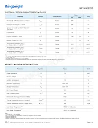 WP1503EB/2YD Datasheet Page 2