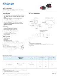 WP1533BQ/SRD Datasheet Copertura