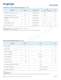 WP1533BQ/SRD Datenblatt Seite 2