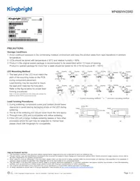 WP4060VH/2SRD Datasheet Page 4