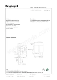 WP4060XH/3SRD 데이터 시트 표지