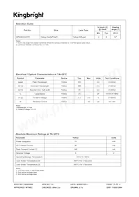 WP4060XH/3YD數據表 頁面 2