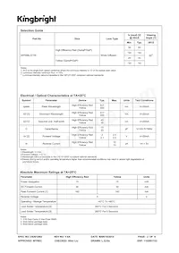 WP59BL/EYW Datasheet Page 2
