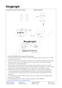 WP934CA/2GD-90 Datasheet Pagina 4