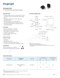 WP934MD/2SRD Datenblatt Cover