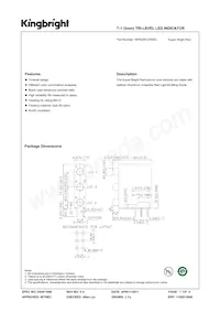 WP934PJ/3SRD Datasheet Cover