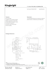 WP934RZ/3SRD Datenblatt Cover