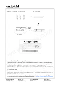 WP934SA/3GT Datasheet Page 4