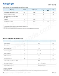 WP934SB/4GD Datasheet Page 2