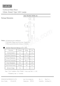 264-7SURC/S530-A4 Datasheet Page 2