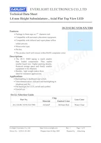 28-21SURC/S530-A3/TR8 데이터 시트 표지