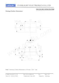 28-21SURC/S530-A3/TR8 Datasheet Page 2