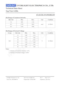 67-21/T2C-YV2W2B22/2T Datasheet Page 4