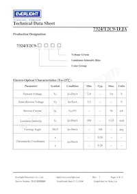 7324/T2C9-1FJA Datasheet Page 4