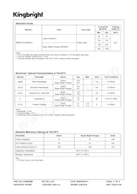 APB2012CGKSEKC Datasheet Page 2