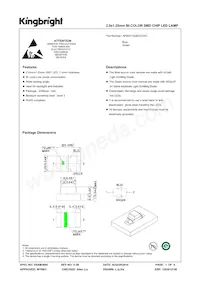 APB2012QBDCGKC Datasheet Cover