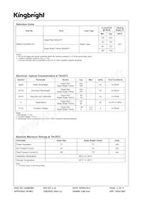 APB2012SURKSYKC Datasheet Page 2
