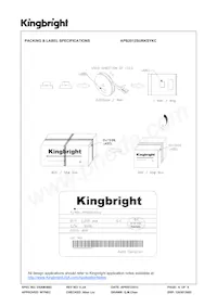 APB2012SURKSYKC Datasheet Pagina 6