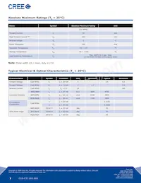 C374T-WQS-CU0W0131 Datasheet Page 2