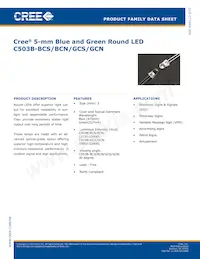C503B-GCS-CY0A0892 Datasheet Cover