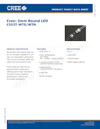 C503T-WTS-CU0W0151 Datenblatt Cover