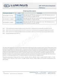 CBT-140-WCS-C15-UB123 Datasheet Page 12
