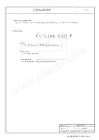 CL-L104-C6N-F Datasheet Page 2