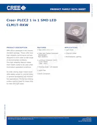 CLM1T-RKW-CTAUACC3 Datasheet Cover