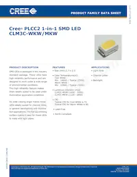 CLM3C-MKW-CWAWB233 Datenblatt Cover