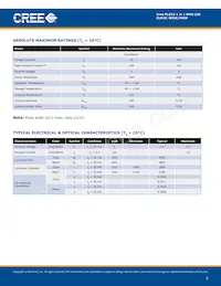 CLM3C-MKW-CWAWB233 Datasheet Page 2