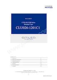 CLU026-1201C1-50AL7G4數據表 封面