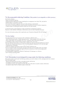 CLU028-1201C4-303H7K4 Datasheet Page 13