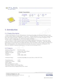 CLU036-1205C1-403H7G5 Datasheet Pagina 2